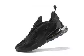 nike air max 270 flyknit trainers femmes hommes black
